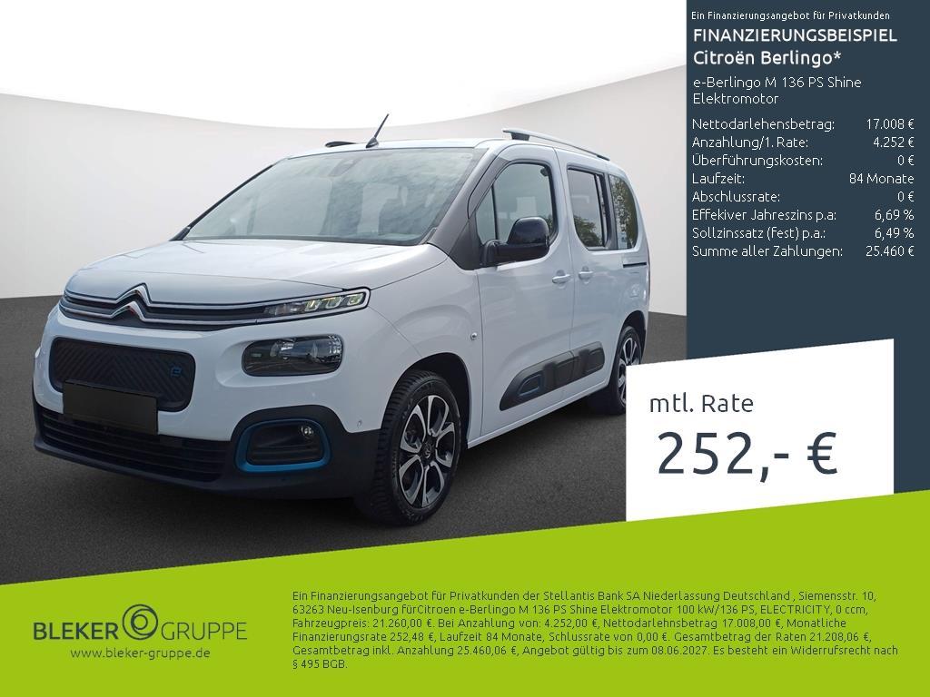Citroën Berlingo e-Berlingo M 136 PS Shine Elektromotor