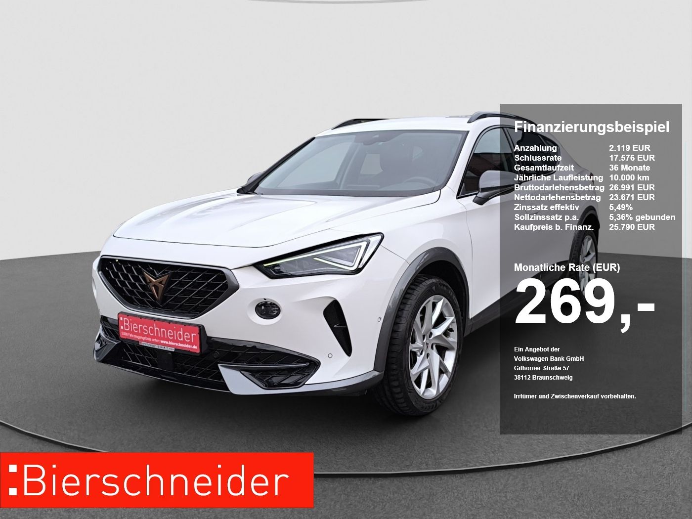 Cupra Formentor 2.0 TSI DSG 4Drive MATRIX ACC PDC FULL