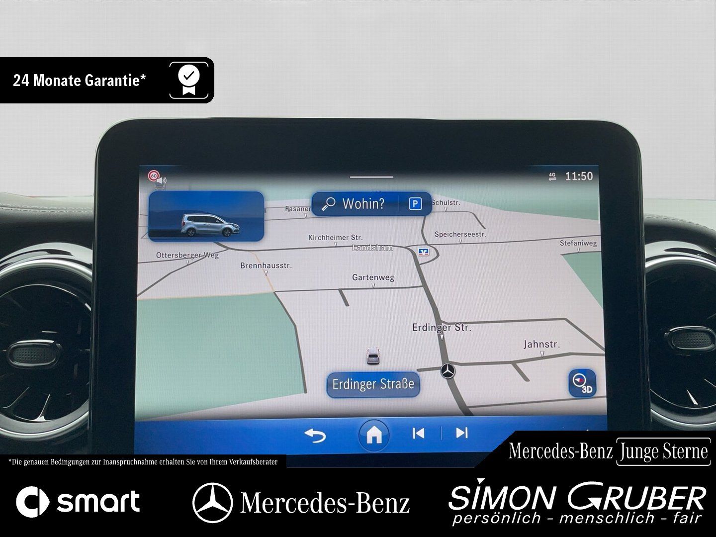Fahrzeugabbildung Mercedes-Benz T 180 Edition Standard Navi LED Kamera Leder AHK