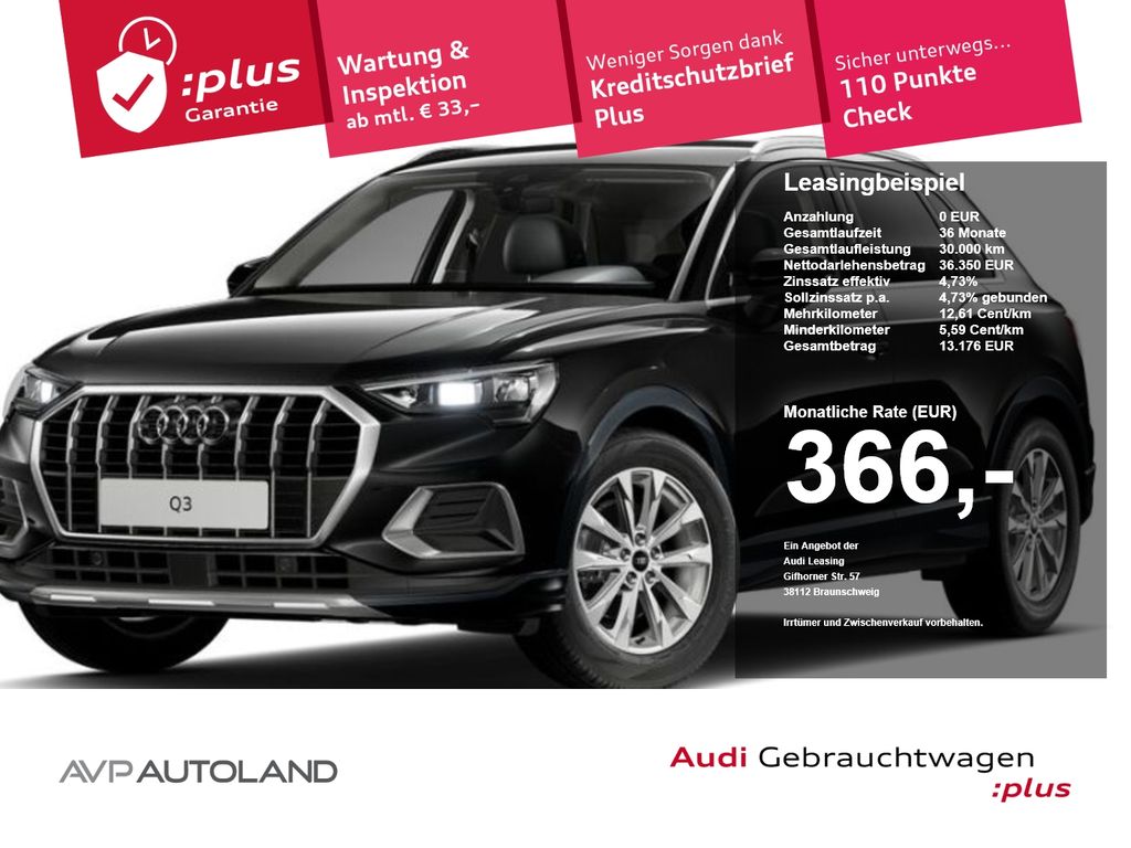 Q3 35 TFSI S tronic | MMI NAVI | AHK 8fach berei