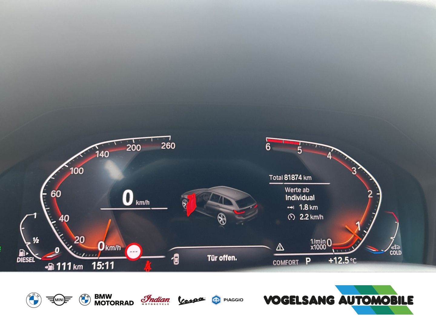 Fahrzeugabbildung BMW 318 dA Touring M Sport 19'LM HiFi Serienfahrwerk