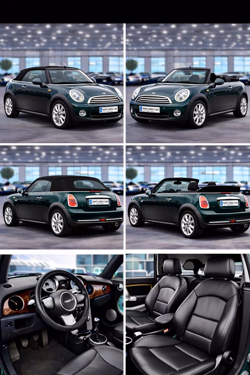 MINI COOPER Cabrio Cooper LEDER KLIMA SHEFT 1HAND TOP