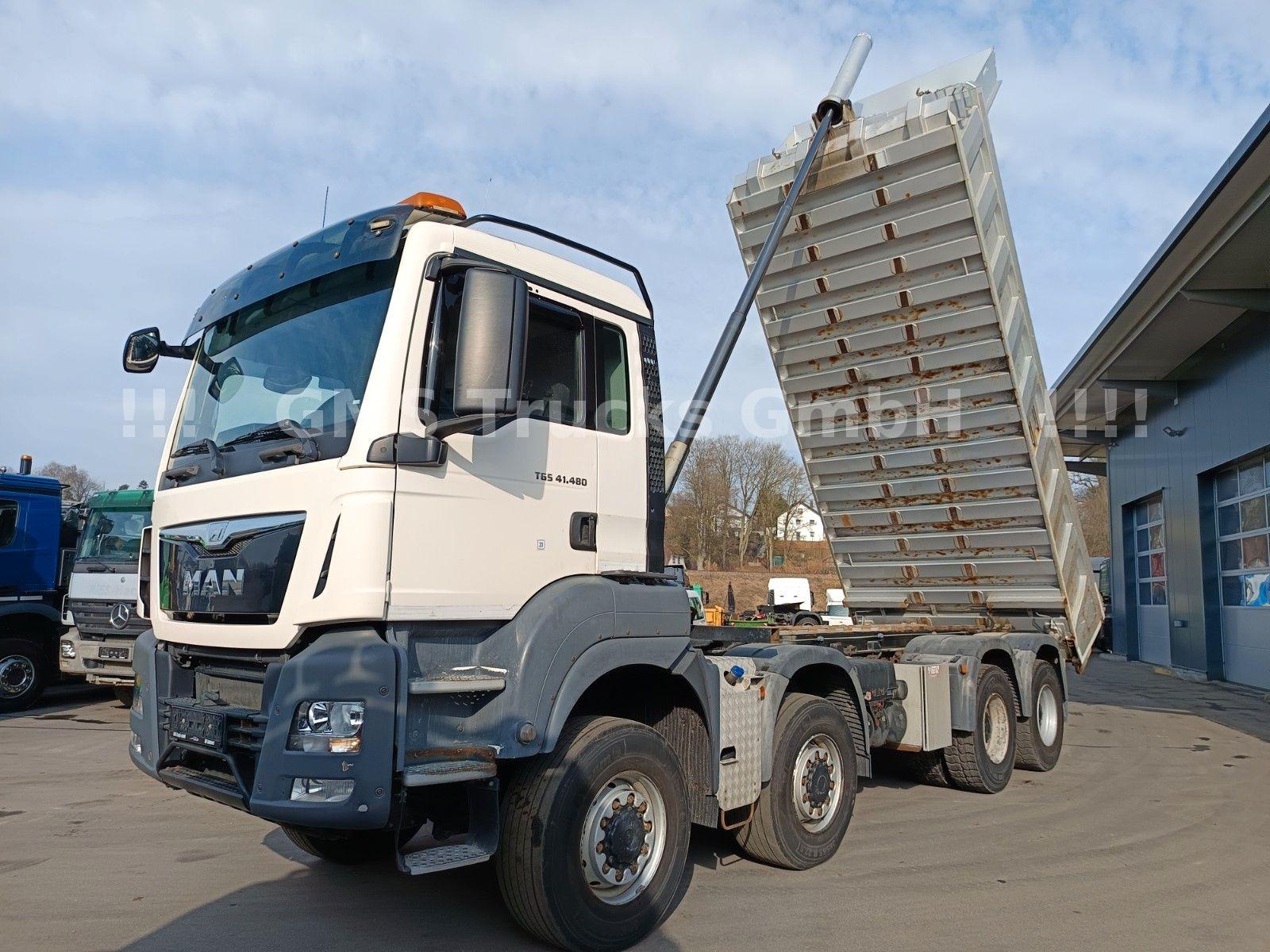 MAN TGS 41.480 / 8x6 / Manual / full Steel / Mulde