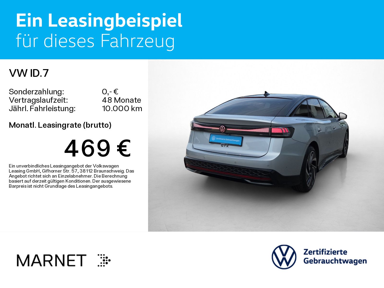 Volkswagen ID.7 GTX Navi Wärmep. IQ-Light IQ-Drive Pano DC foto 3