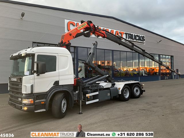 Scania P124 6x2 Palfinger 23 Tonmeter laadkraan