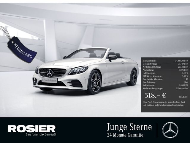 Mercedes-Benz C 200 Cabrio AMG Line LED Navi Kamera Sounds. Sp