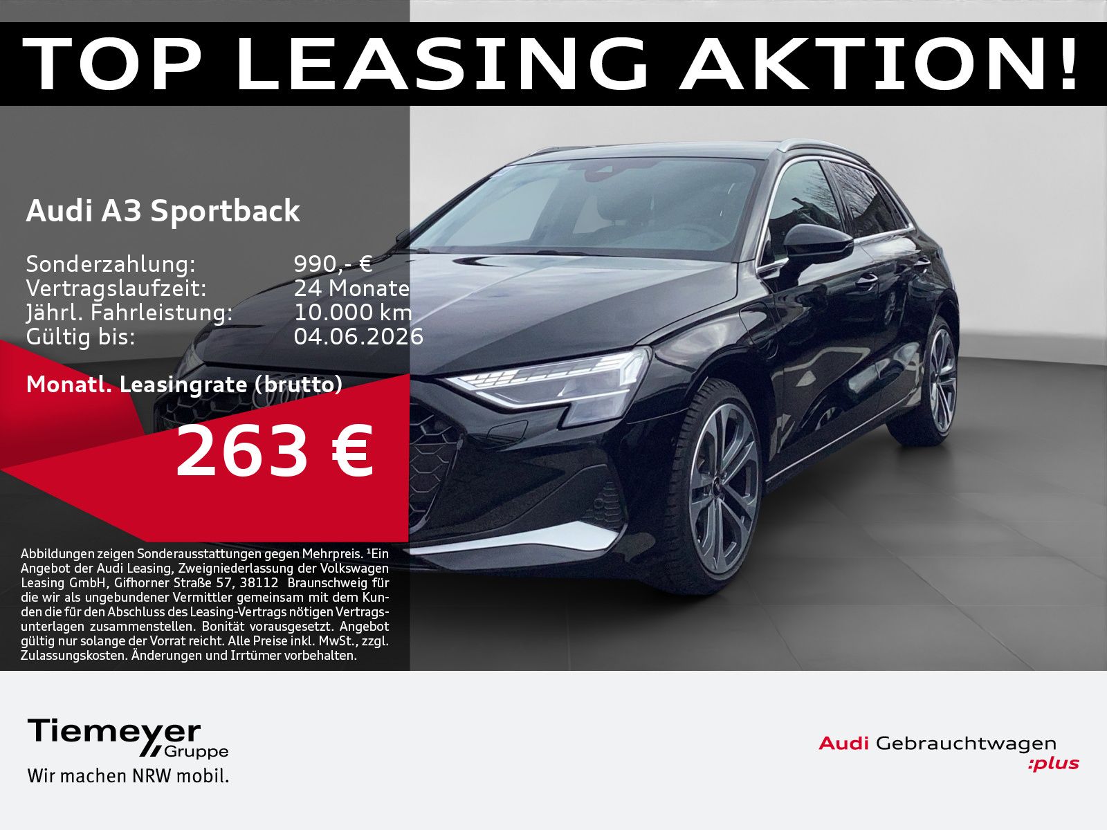 Audi A3 Sportback 40 TFSIe ADVANCED LEDER MATRIX SONO