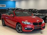 BMW 218d Cabrio Sport Line/Navi/KeyLes/FernLAss/AHK - rote BMW 218