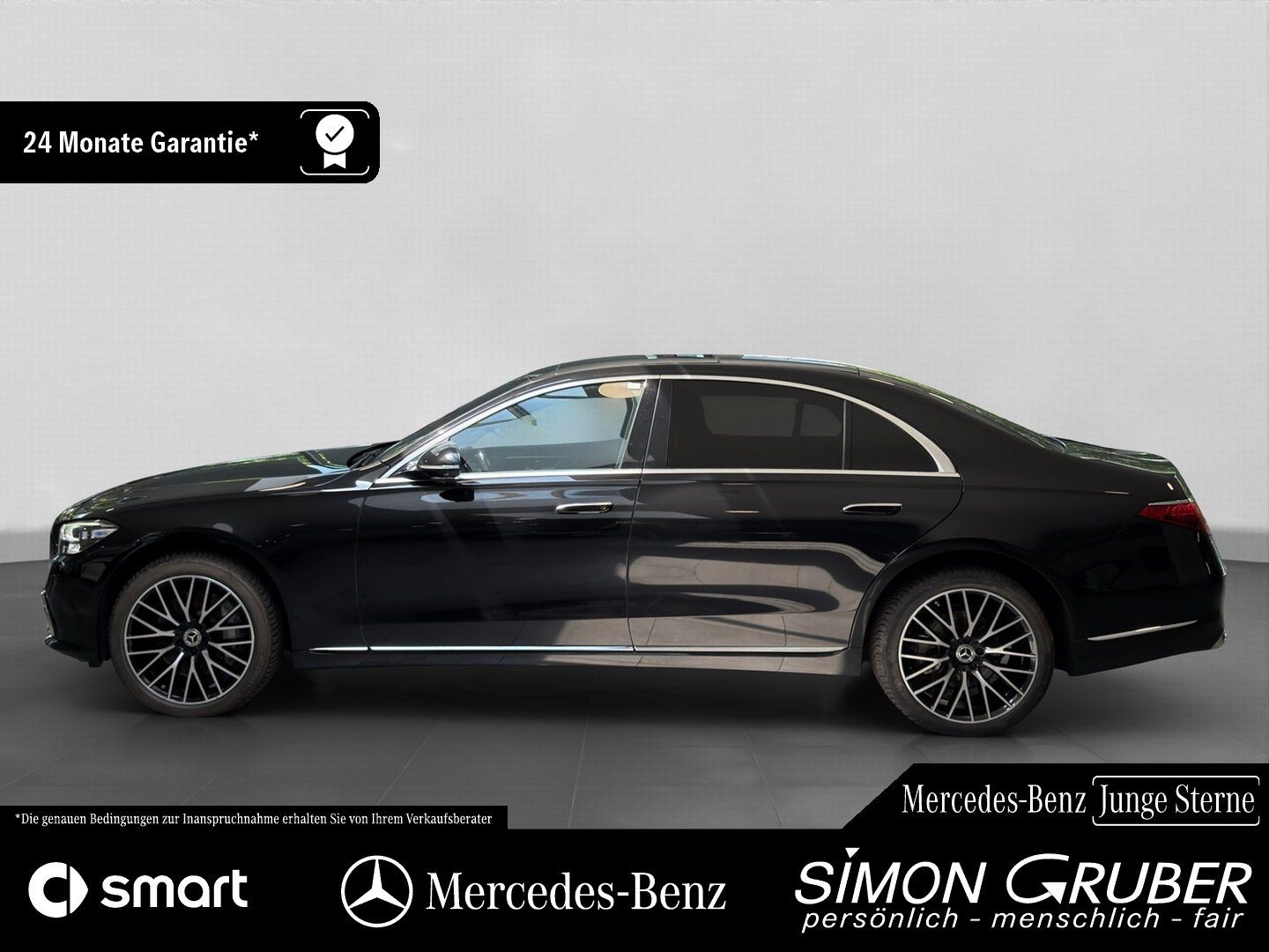 Fahrzeugabbildung Mercedes-Benz S 450 4M lang Pano Burm TV Nappa HUD Digital AHK