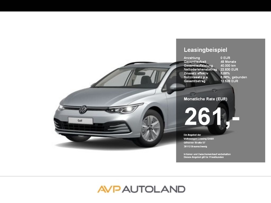 Volkswagen Golf VIII Variant 1.5 eTSI DSG Life | NAVI | LED