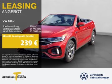 Volkswagen Leasingangebot: Volkswagen T-Roc Cabrio 1.5 TSI DSG R-LINE LM17 NAVI SITZH