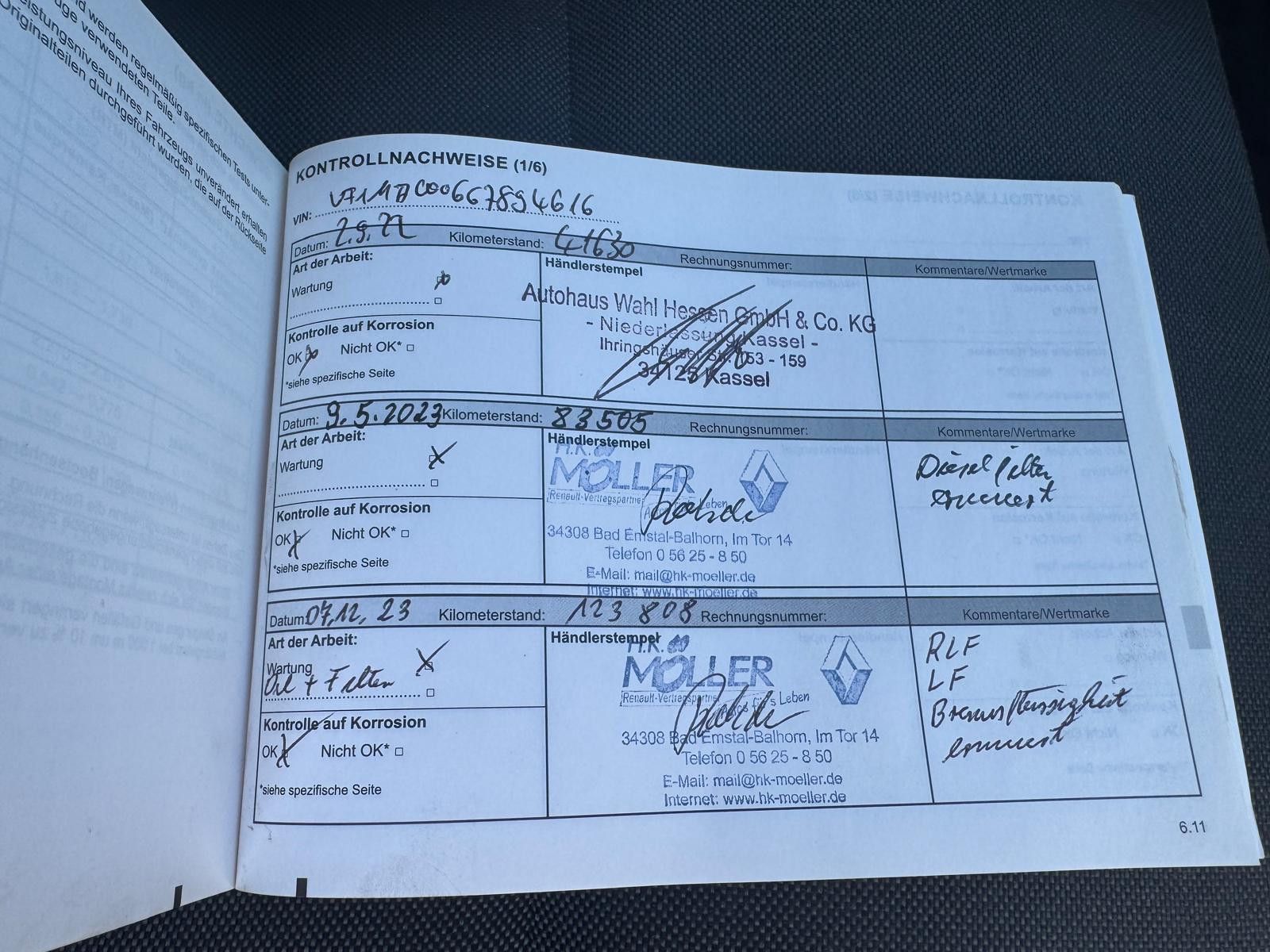 Fahrzeugabbildung Renault Master III Kasten L1H2 HKa 3,5t/1.HAND/TEMPOMAT