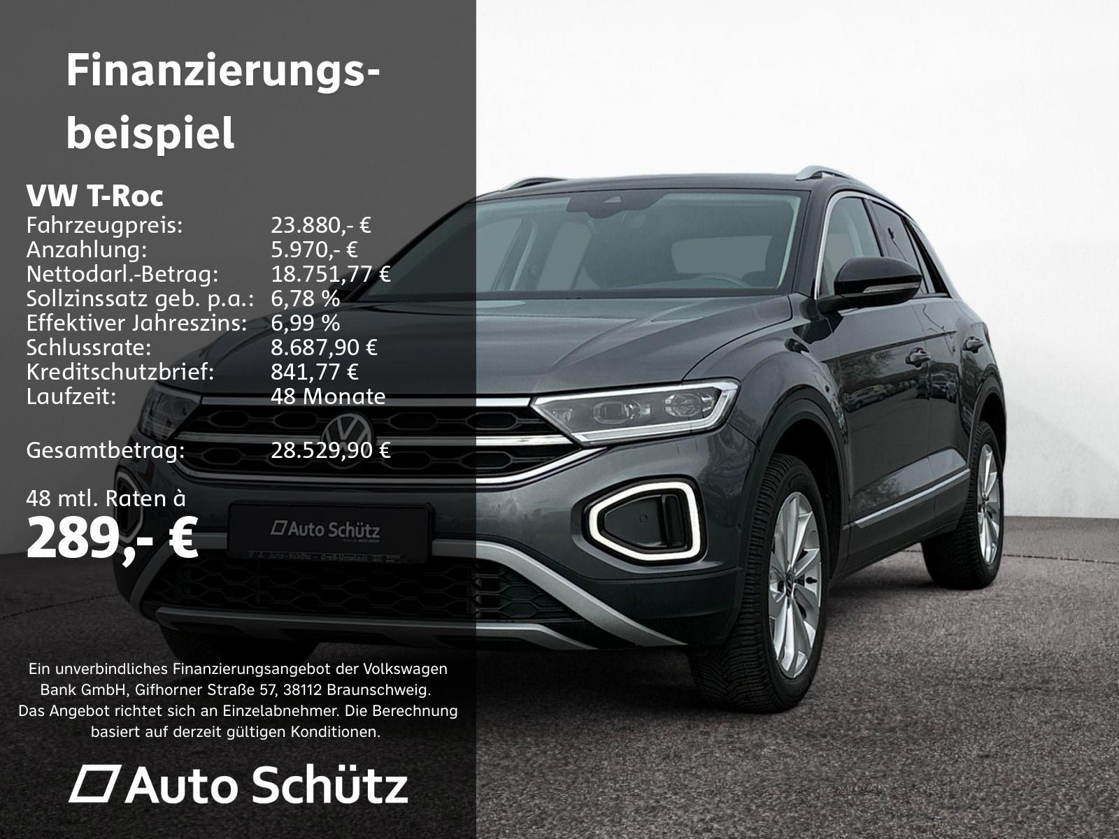 Volkswagen T-Roc 1.5 TSI Style+NAVI+AHK+LED+ACC+SHZ+PDC