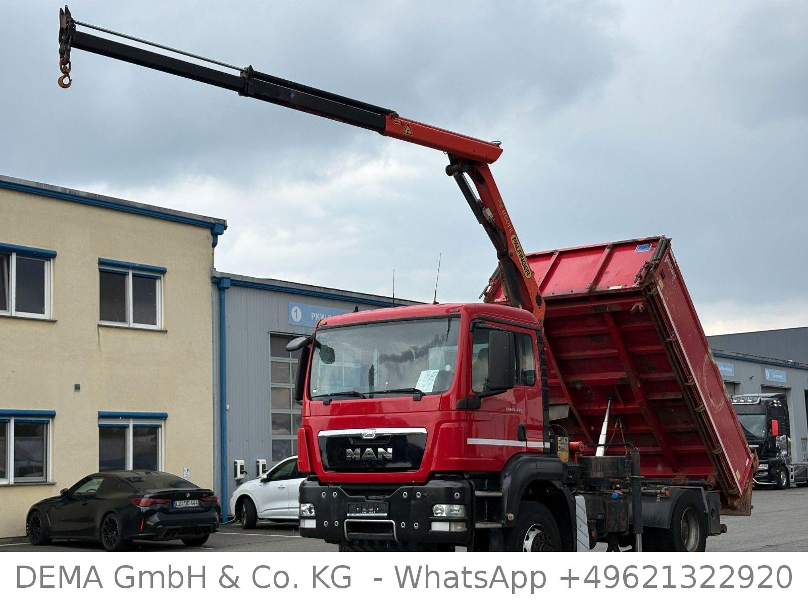 MAN TGS 18.440*4x4*Palfinger Kran*Dautel Kipper