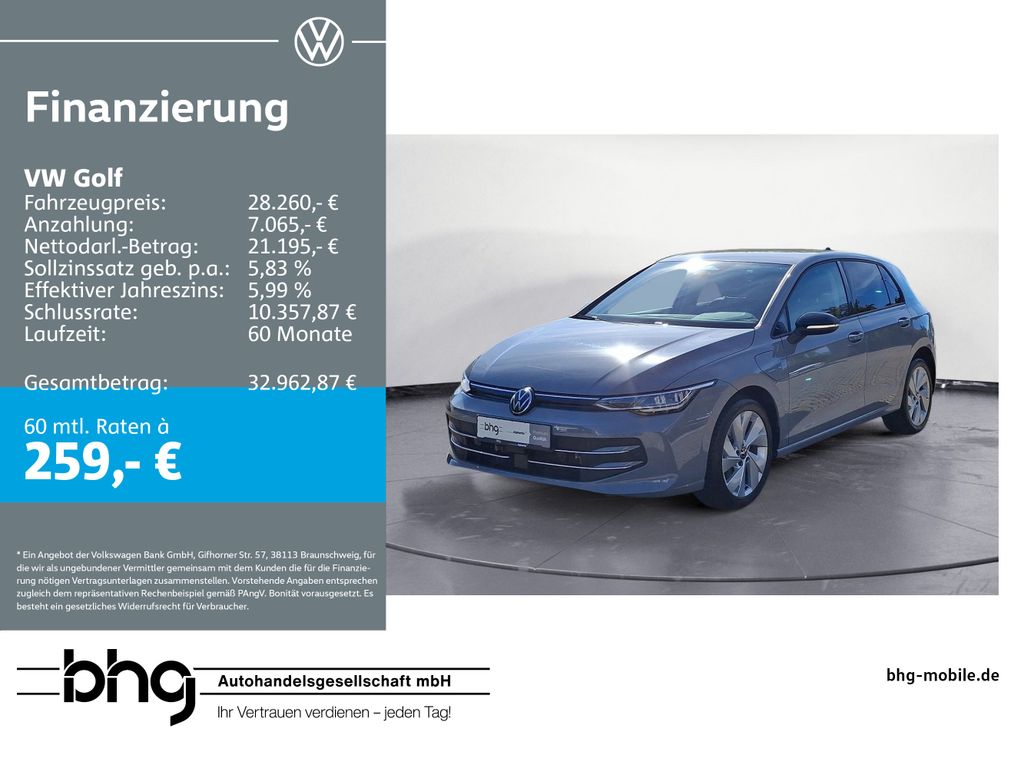 Golf 1.5 eHybrid DSG GOAL