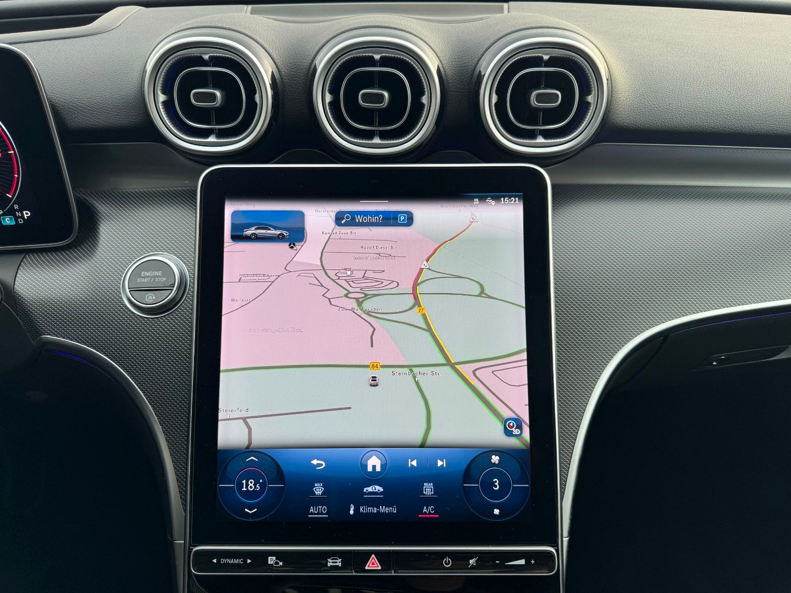 Fahrzeugabbildung Mercedes-Benz C 220d Avantgarde+Pano+HUD+RFK+TotW+AmbiPrem