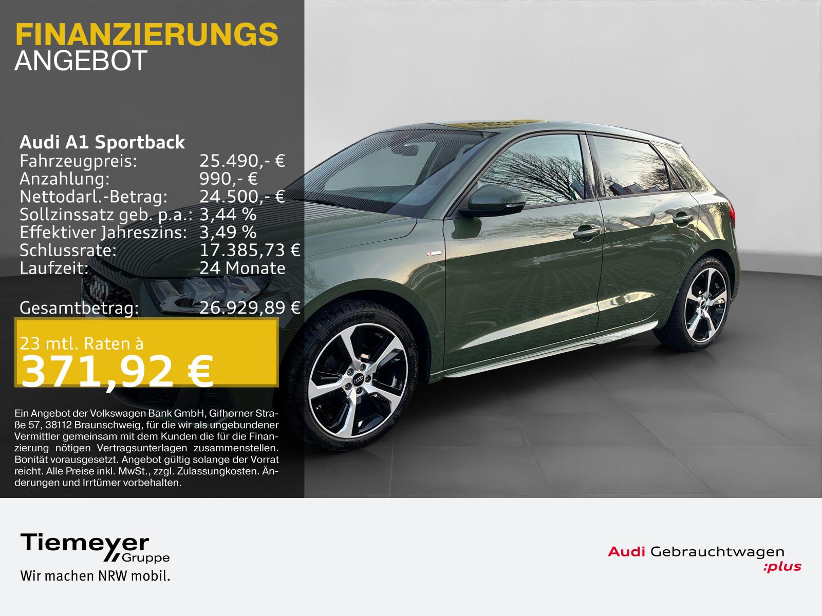 Audi A1 Sportback 35 TFSI S LINE LM17 SITZHZG SMATPH-