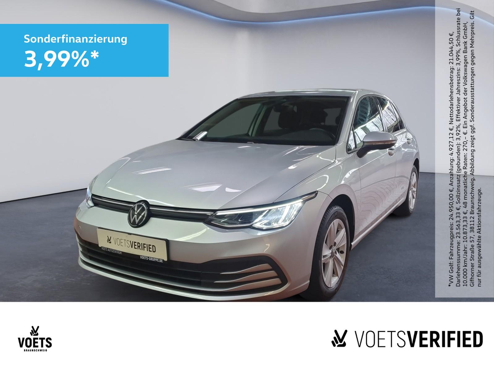 Volkswagen Golf VIII Life 2.0 TDI DSG LED+RearView+SHZ