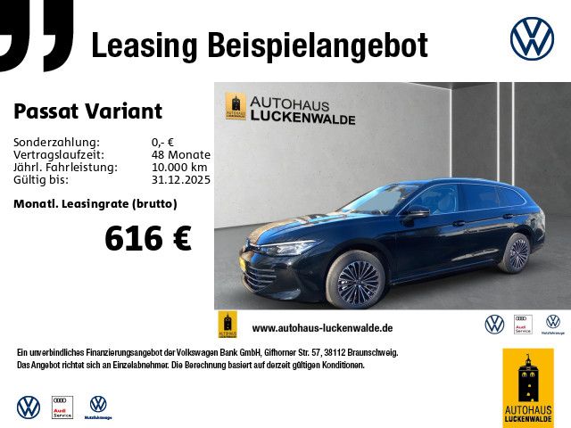 Vorschaubild: VW Passat Variant 2.0 TDI Elegance DSG *IQ.DRIVE* (Fahrzeug-Nr. L05312)