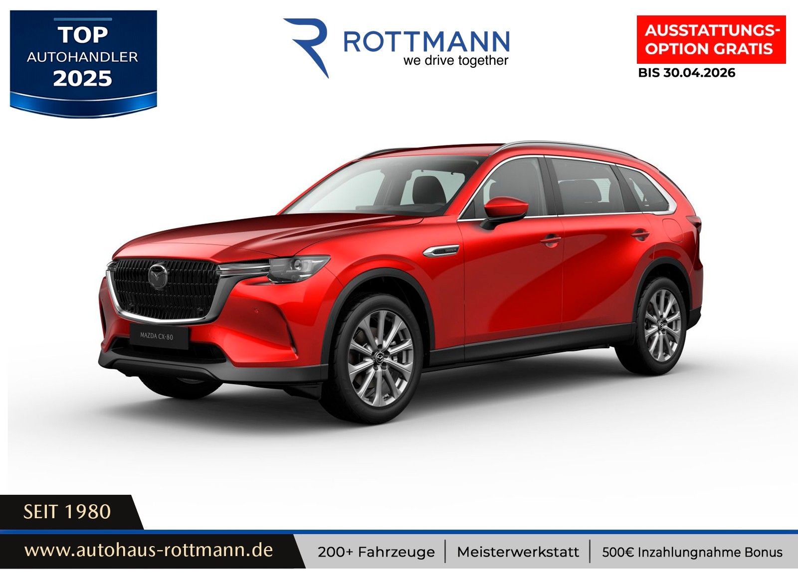 Mazda CX-80 Plug-In 327ps Aut. PHEV AWD EXCLUSIVE-Line