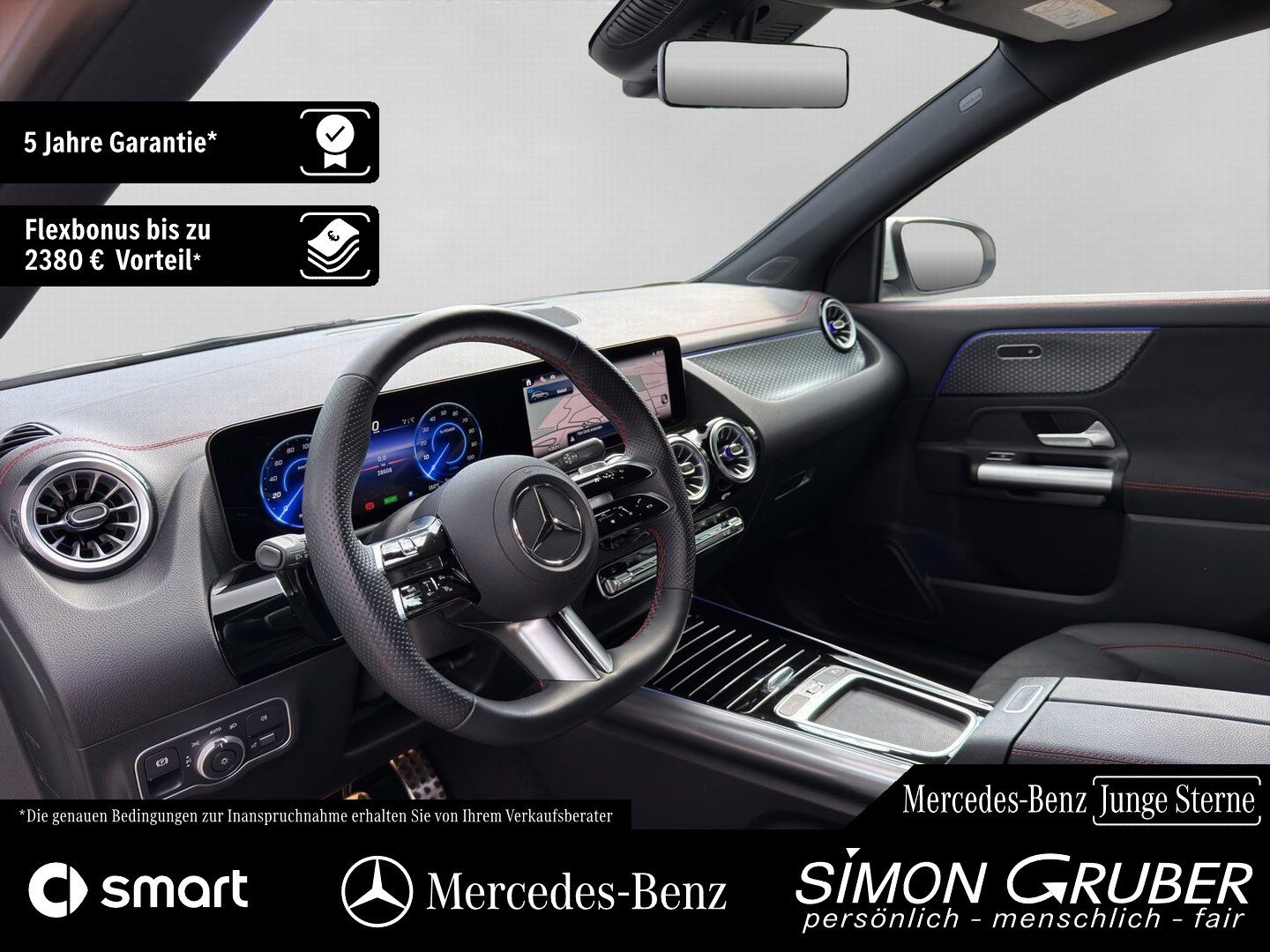 Fahrzeugabbildung Mercedes-Benz EQA 250 + AMG Line Totwinkel Kamera LED EasyPack