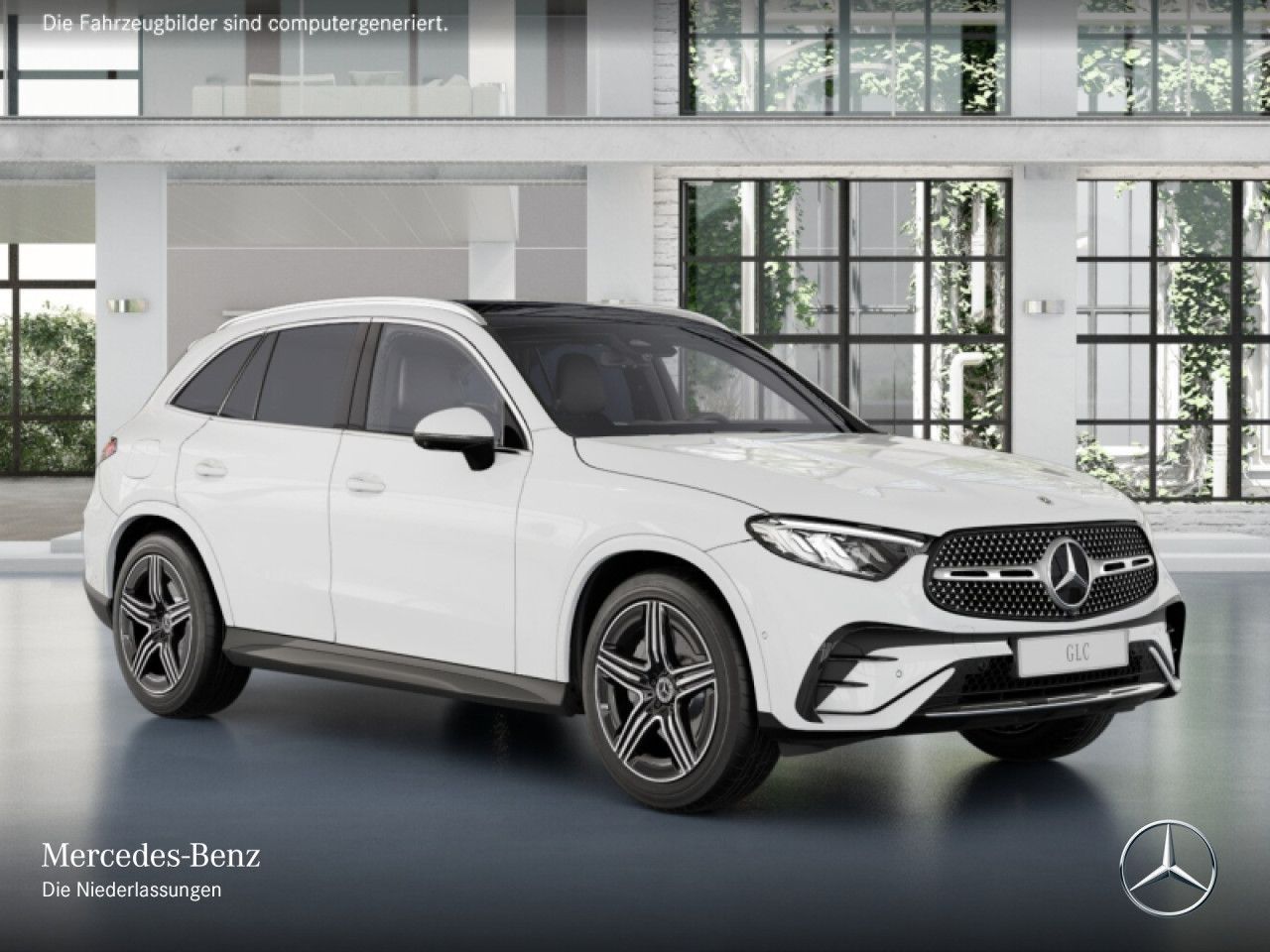 Mercedes-Benz GLC 300 de 4M AMG+PANO+360+AHK+LED+TOTW+KEYLESS foto 17