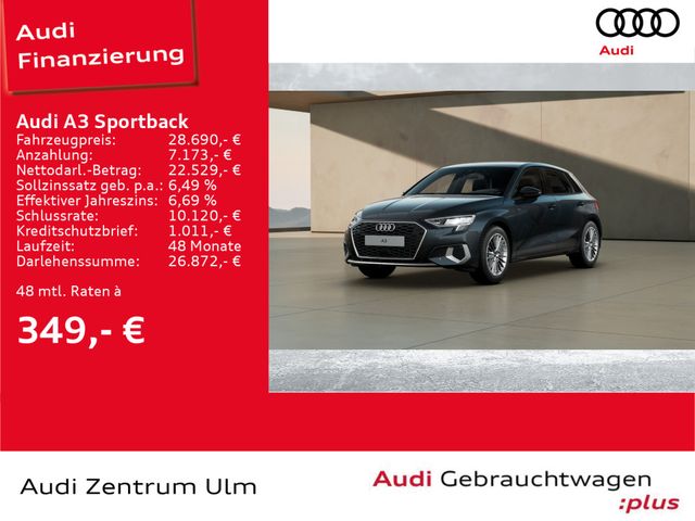 Audi A3 Sportback advanced 35 TFSI PDC SHZ