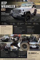 Jeep Wrangler TJ 4.0 177PS Rostfrei Softto... - gebrauchte Jeep Wrangler aus dem Jahr 1998