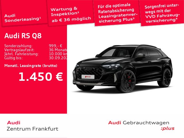 Audi RS Q8 PERFORMANCE WANK+PANO+KER+HUD+STHZ+305KMH+