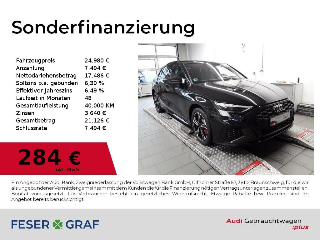 Audi A3 Sportback 45 TFSIe S Line Int B&O,Navi,Matrix