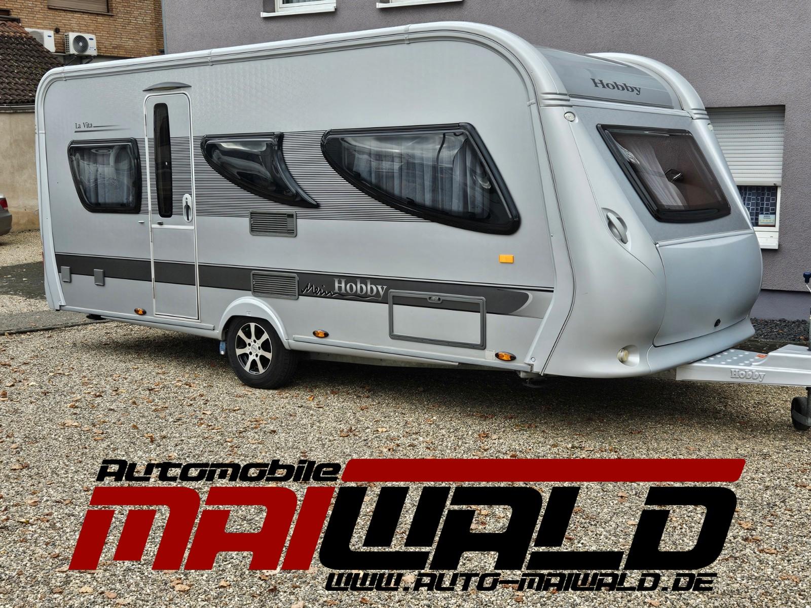 Hobby La Vita 495UL, Einzelbetten, Mover, 100km, Zelt