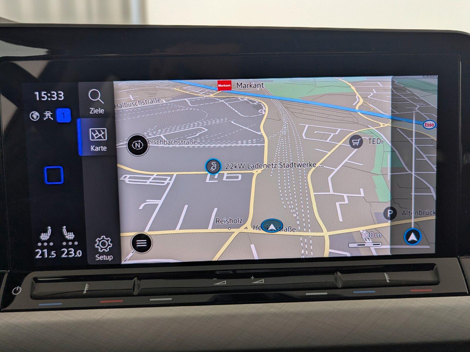 Volkswagen Golf VIII 1.5 eTSI Life OPF LED+NAVI+AHK+ACC+RFK, миниатюра 16