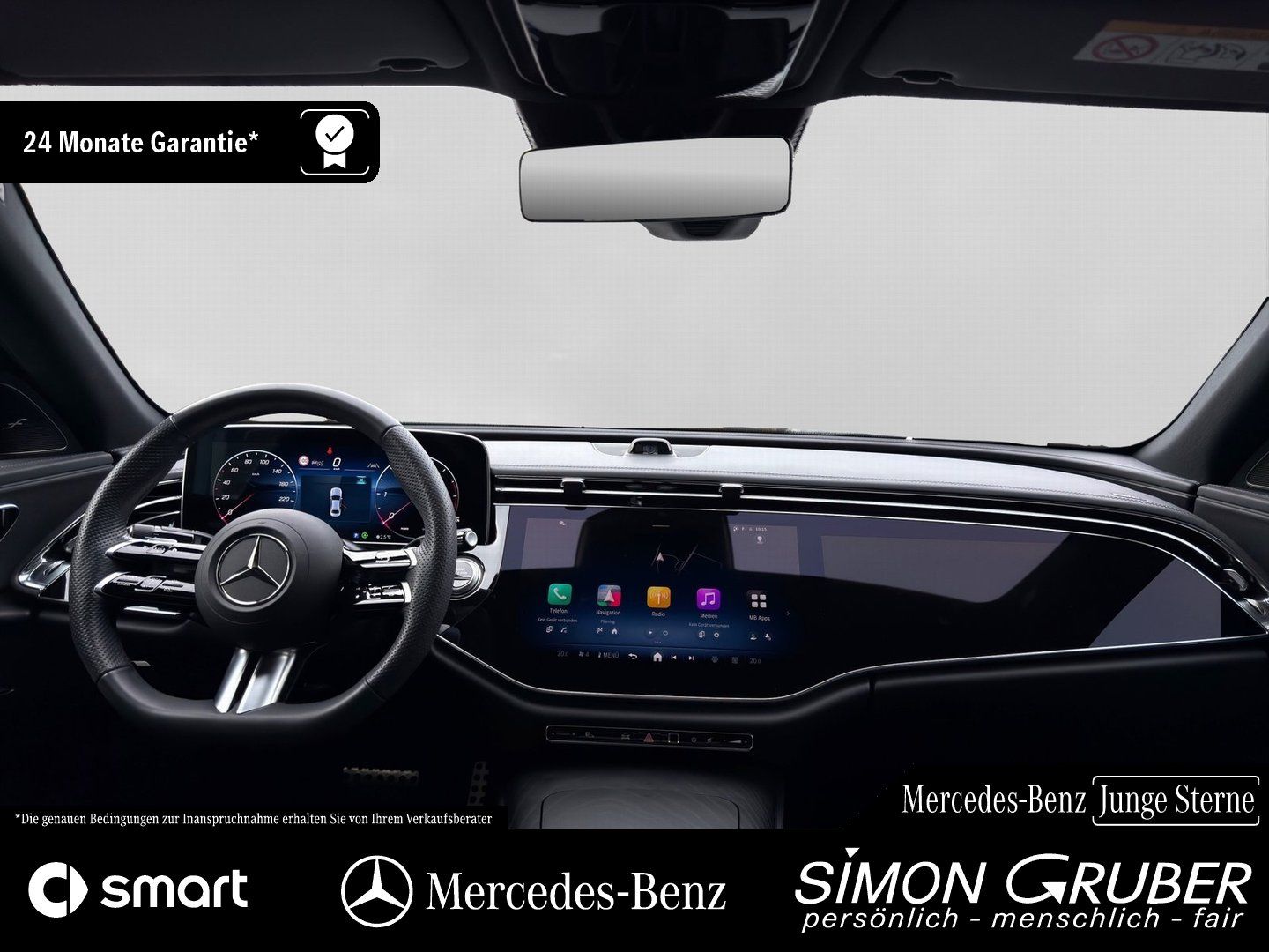Fahrzeugabbildung Mercedes-Benz E 220 d AMG Night Pano Superscreen Burm4D 20Zoll