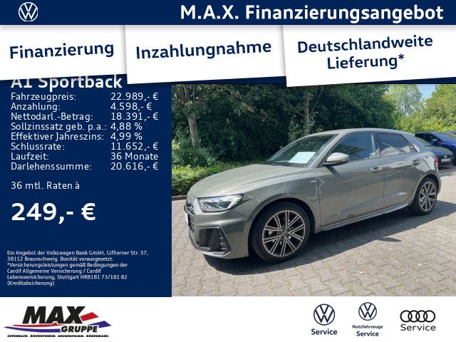 A1 Sportback 30 TFSI S-LINE LED+KAMERA+VCP+NAVI+