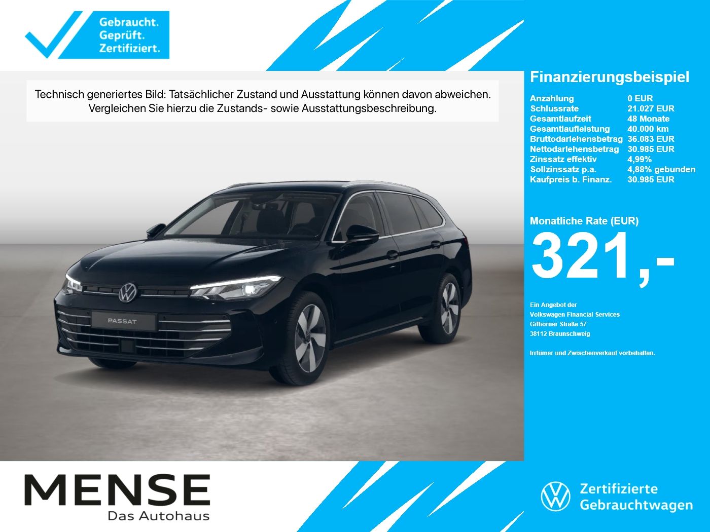 Volkswagen Passat Variant 1.5 eTSI DSG Business CarPlay AHK foto 1