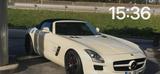 Mercedes-Benz SLS AMG 6,3 V8 Scheckheft  KD/Reifen neu - weiße Mercedes-Benz SLS AMG