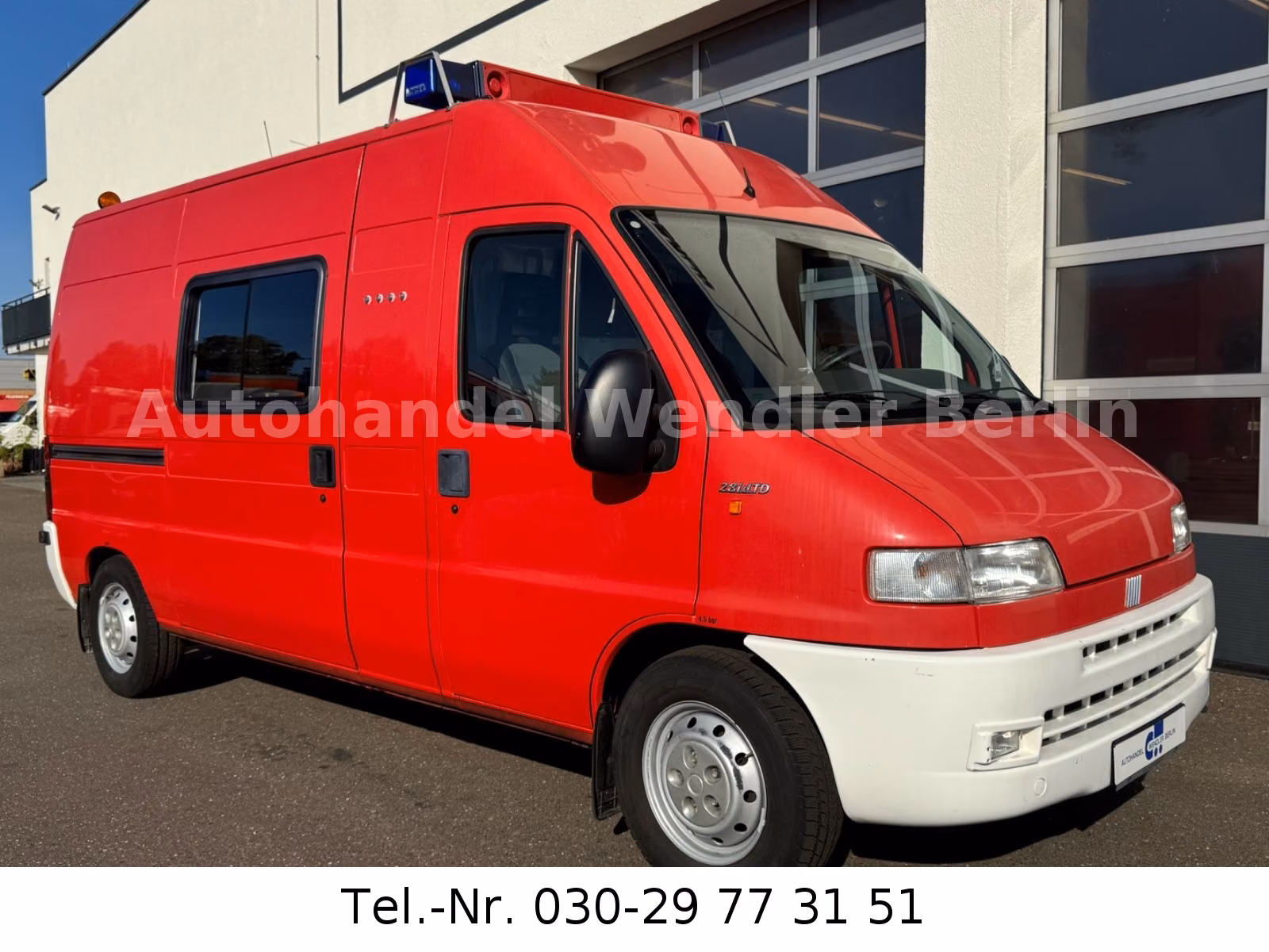 Fiat Ducato 230L 4x4 Dangel Diff 4 Sitzer orig. 20tkm