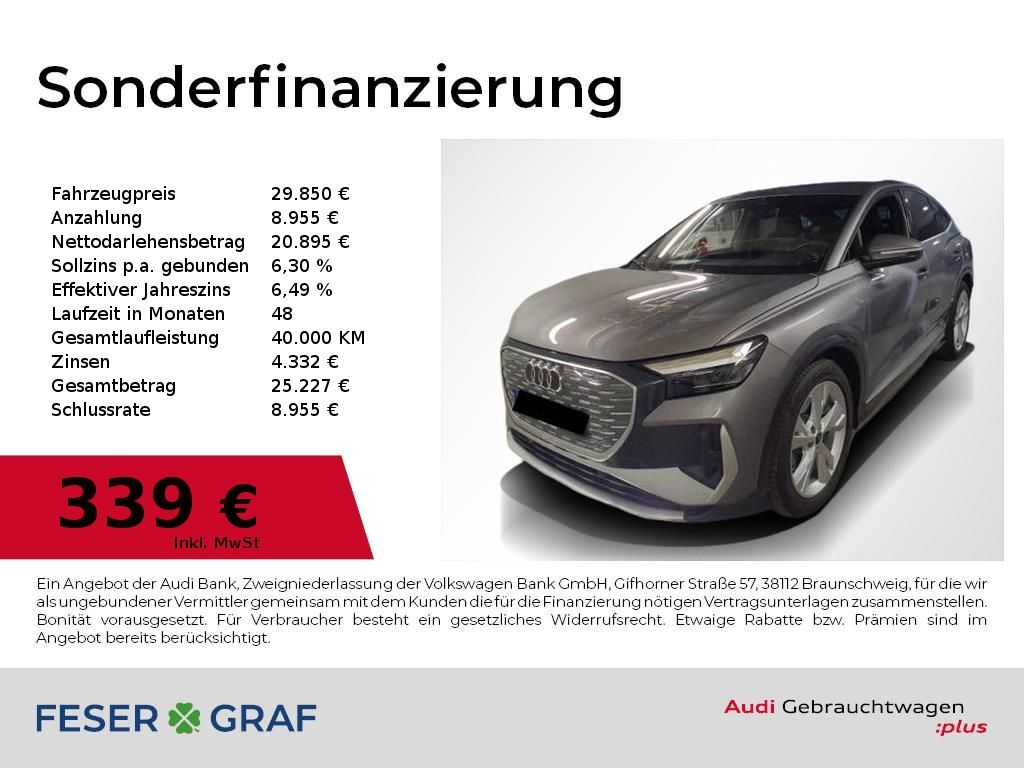 Audi Q4 e-tron Sportback 40 2x S Line AHK,Navi,LED,SO