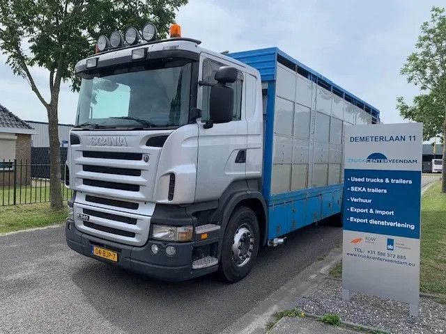 Scania R340 2 laadvloeren IRMA livestock moveable floor