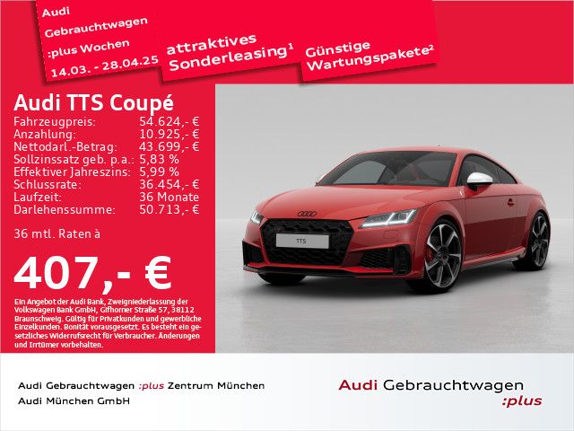 Audi TTS Coupé TFSI S tronic Matrix/Navi+/B&O/Leder/P