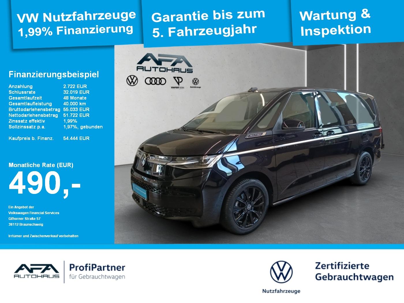 Volkswagen T7 Multivan 2.0 TDI STYLE lang DSG AHK*StHz*Navi
