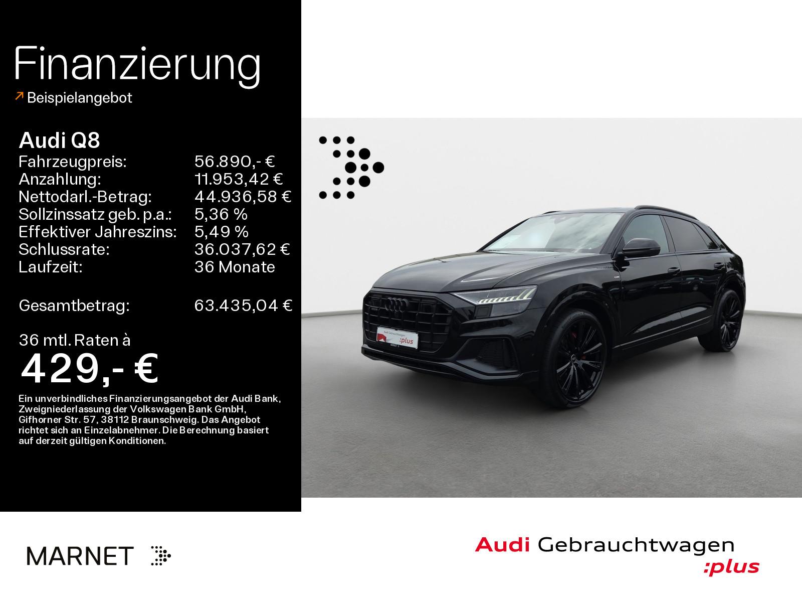 Audi Q8 50 TDI qu S line*Navi*Matrix*B&O*Pano*Virtual