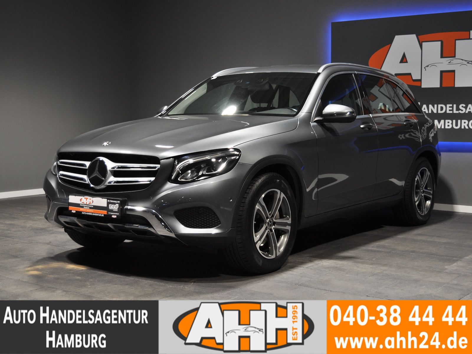 Mercedes GLC 250 2017, 2.1D dīzelis, Automāts, SUV/Apvidus, Pelēks — Latvijā