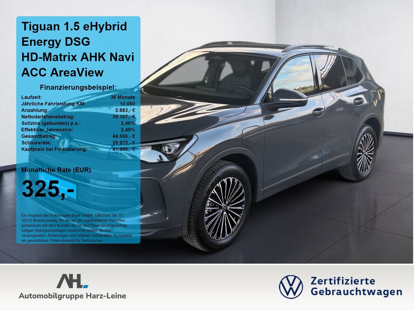 Volkswagen Tiguan 1.5 eHybrid Energy DSG HD-Matrix AHK Navi foto 1