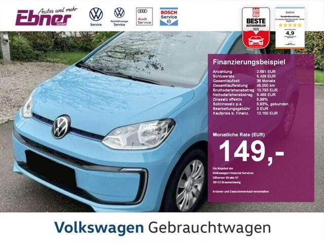 Volkswagen up! e-UP! 32kWh 4-TÜRER CCS CLIMATRONIC+NAVI-VB+