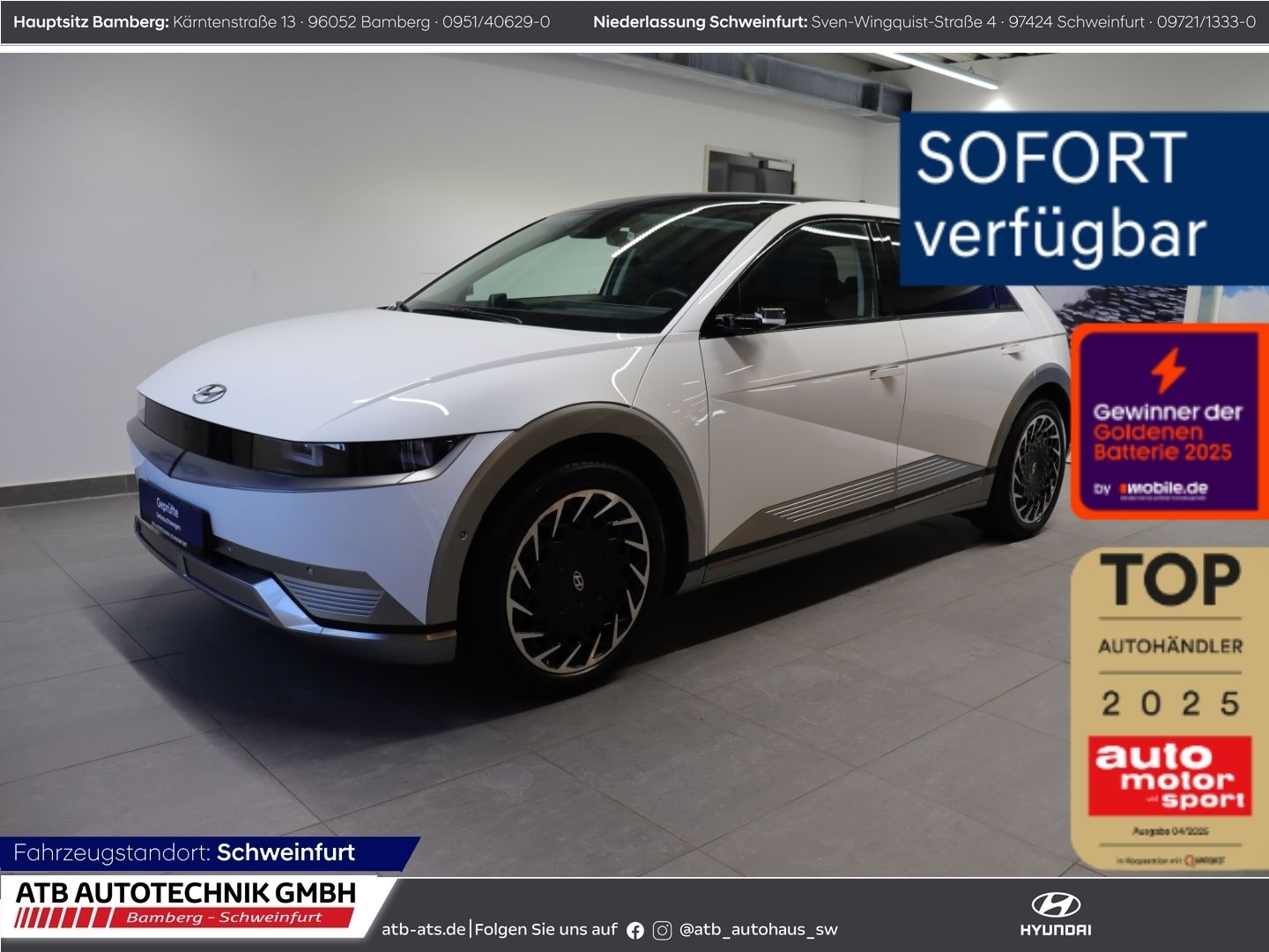 Fahrzeugabbildung Hyundai IONIQ 5 UNIQ 77,4kWh Batt. SOH98,1% 4WD HUD El.