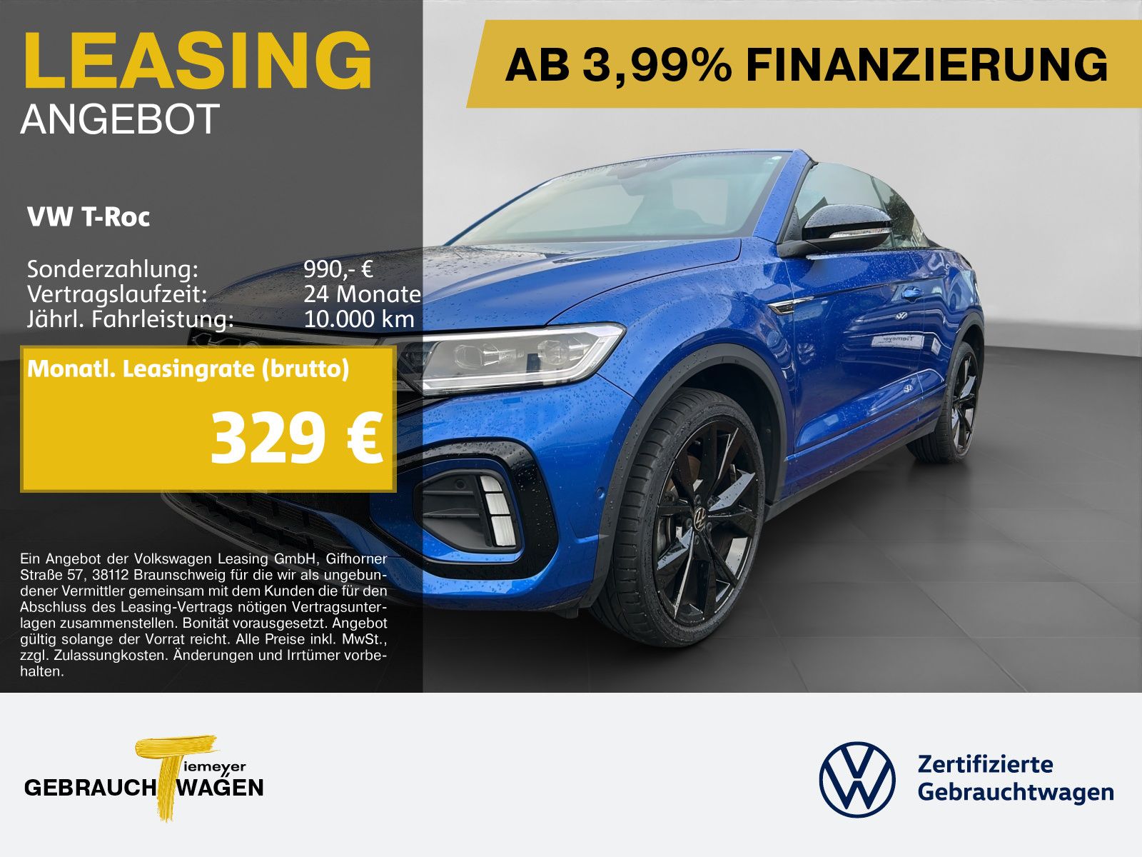 Volkswagen T-Roc Cabrio 1.5 TSI DSG R-LINE BLACK LM19 IQ.LI