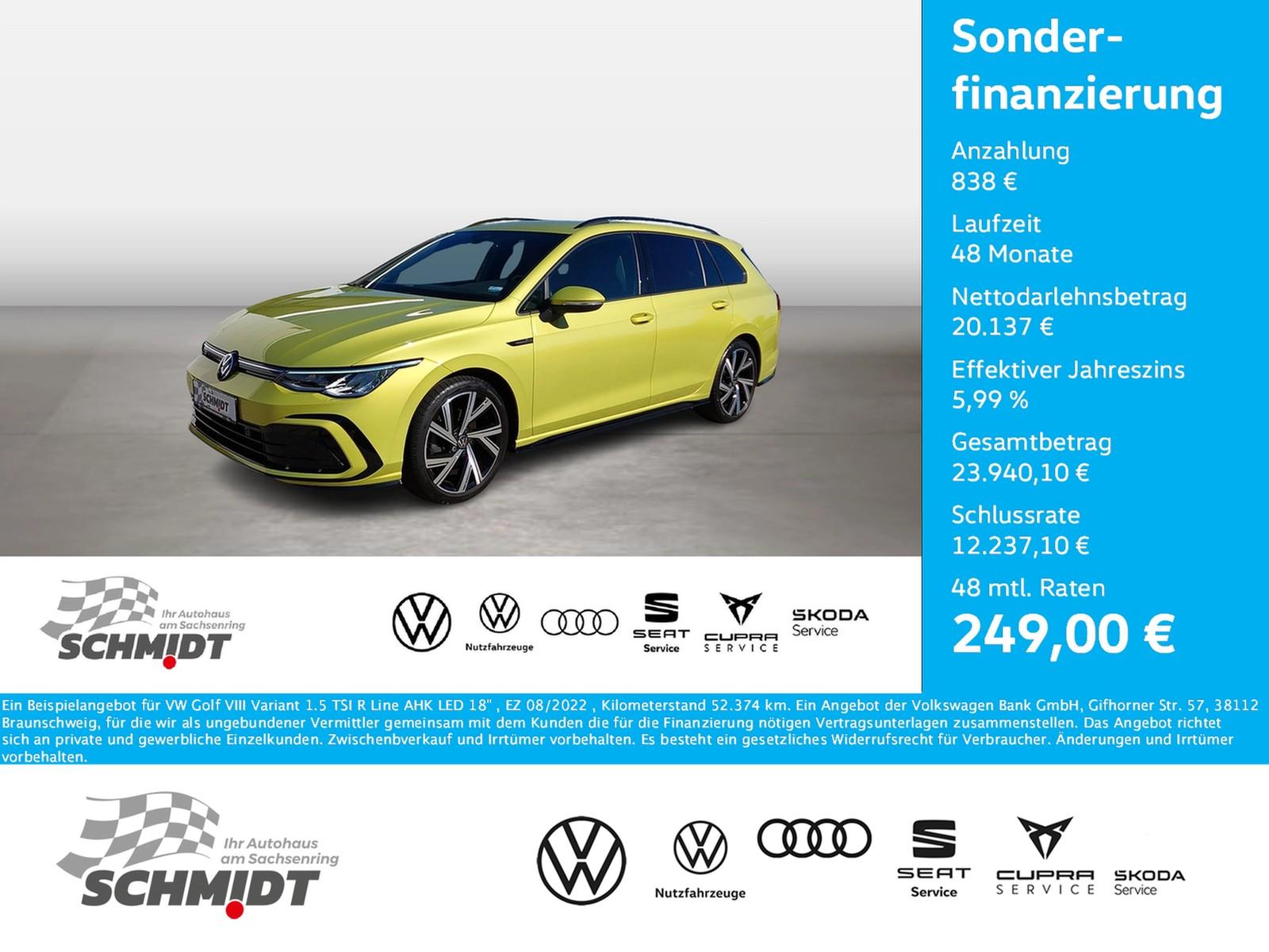 Volkswagen Golf VIII Variant 1.5 TSI R Line AHK LED 18"