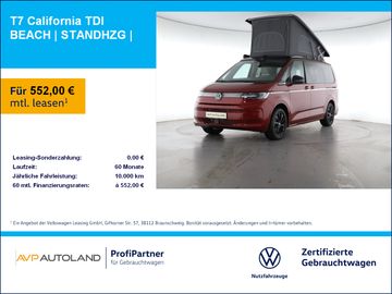 Volkswagen Leasingangebot: Volkswagen T7 California TDI BEACH | STANDHZG |