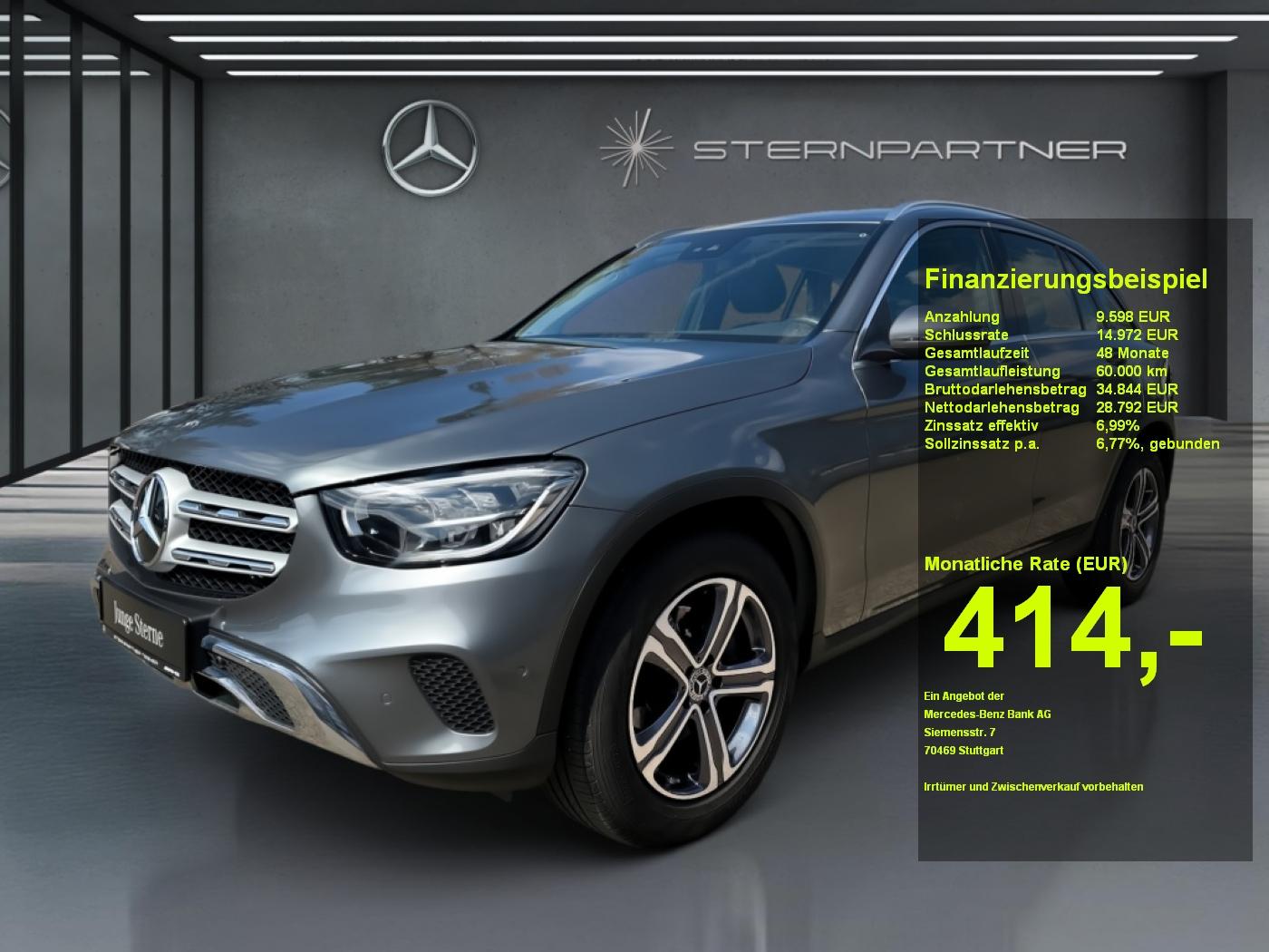 Mercedes-Benz GLC 220 d 4M Exclusive+Memory+MBUX+Kamera uvm.